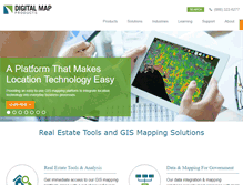 Tablet Screenshot of digmap.com